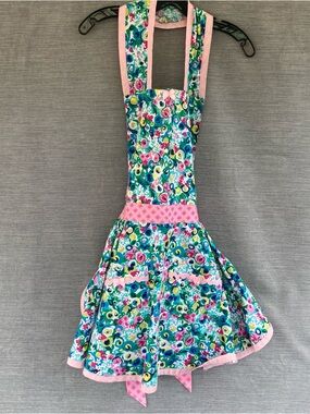 Kitchen apron floral cotton